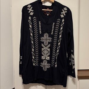 JW Los Angeles embroidered tunic - S